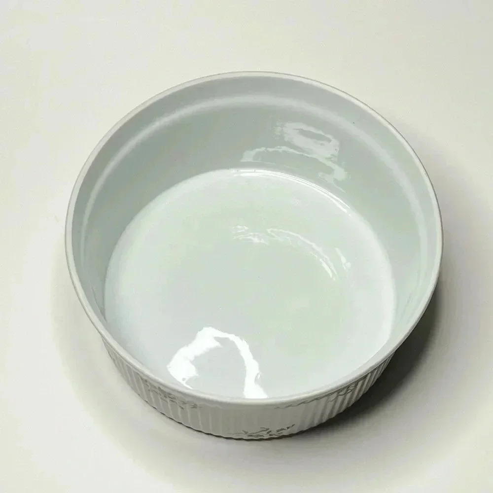 BIA Cordon Bleu Floral Casserole Dish Porcelain Soufflé Baking Pan Bowl - Picture 2 of 5
